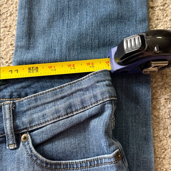 Lauren Ralph Lauren Premier Straight High Waisted Ocean Blue Wash Jeans sz 10 - Picture 7 of 9